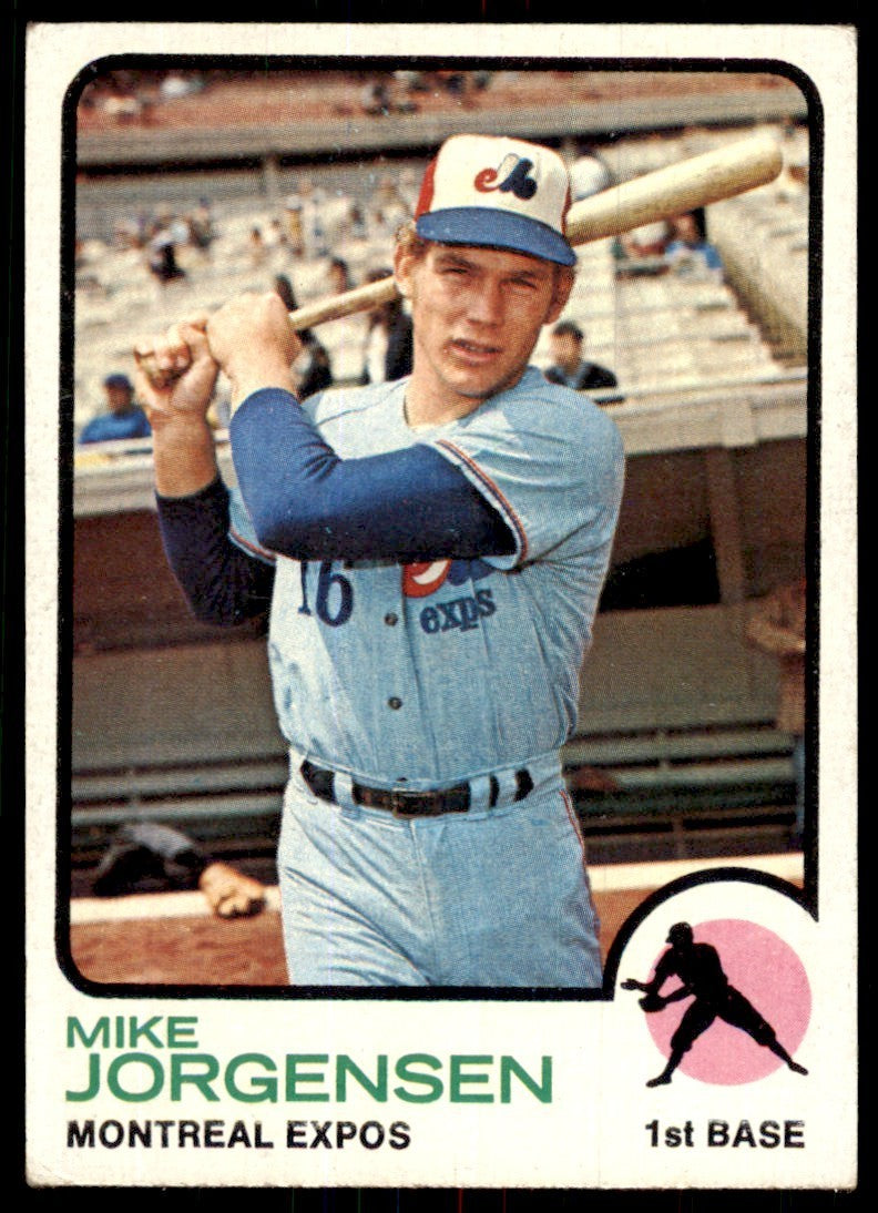 1973 Topps: Mike Jorgensen A Baseball Cards #281