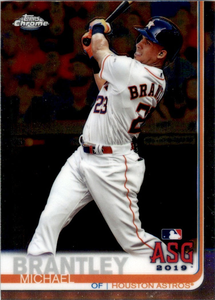 2019 Topps Chrome ASG Michael Brantley . Houston Astros #80
