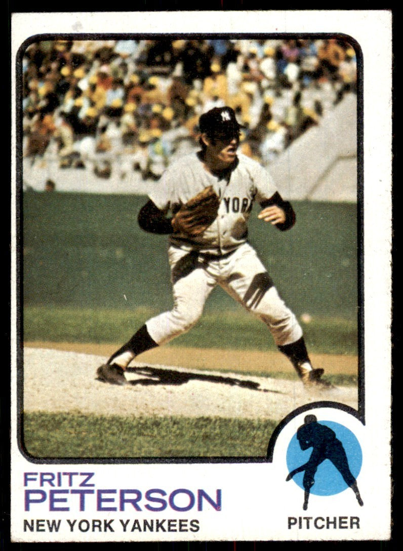 1973 Topps: Fritz Peterson B Baseball Cards #82