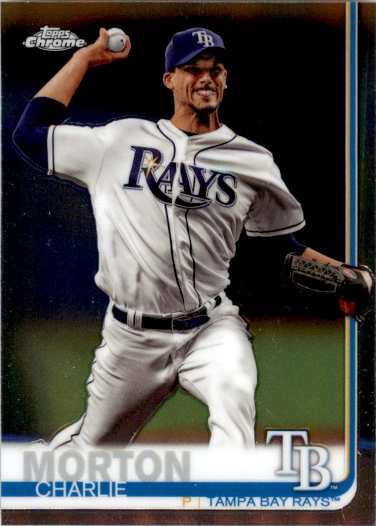 2019 Topps Chrome Baseball Charlie Morton . Tampa Bay Rays #7