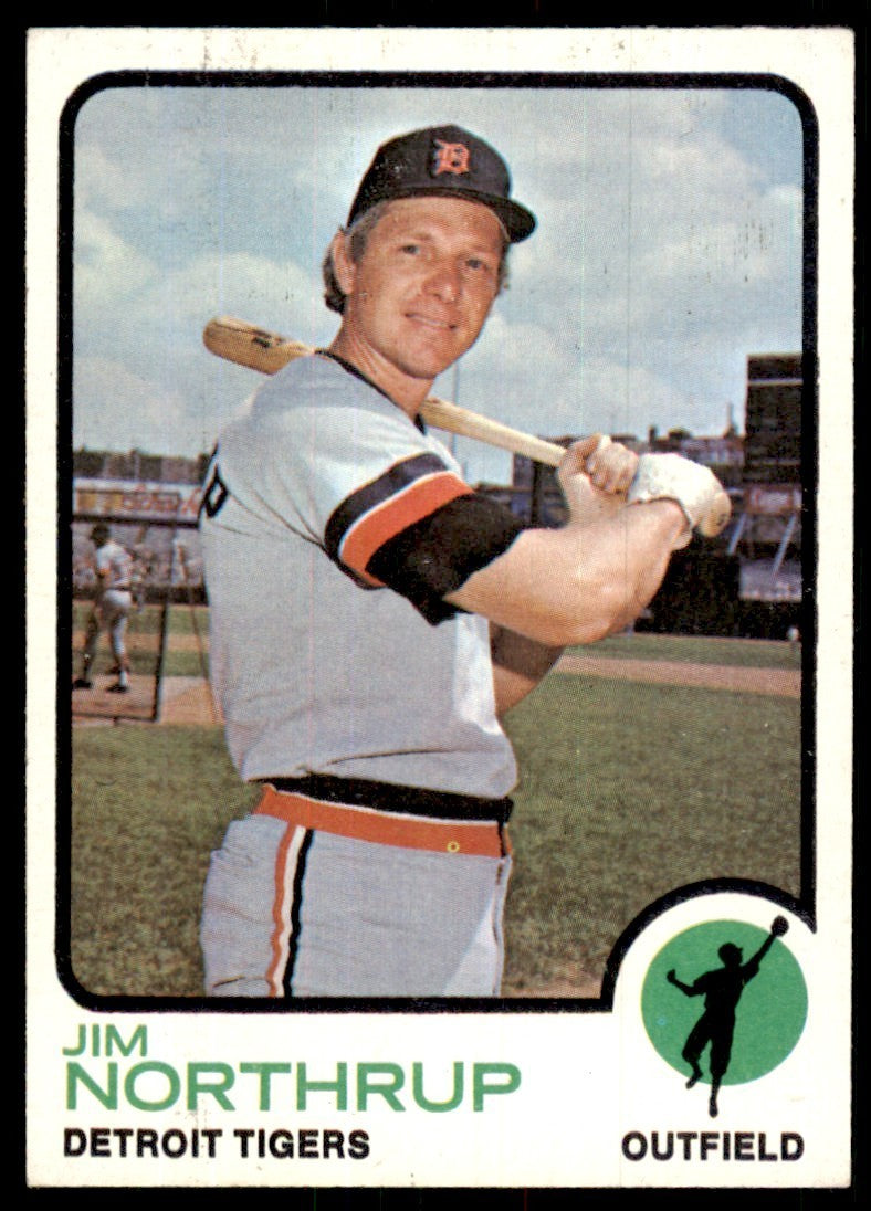 1973 Topps' Jim Northrup Baseball Cards #168