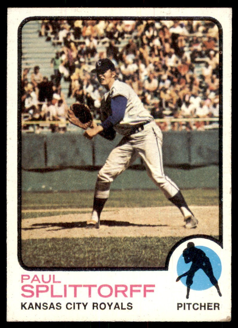 1973 Topps- Paul Splittorff Baseball Cards #48