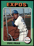 1975 Topps Pepe Frias Baseball Card #496