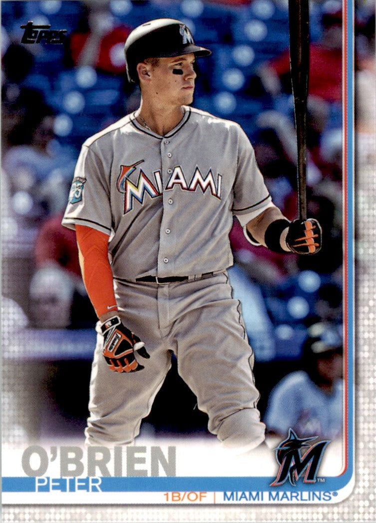 2019 Topps Peter O'Brien . Miami Marlins #470