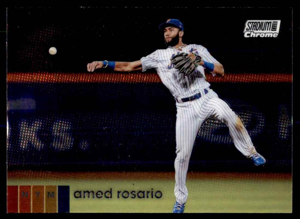 2020 Stadium Club Chrome Amed Rosario Baseball Card #238