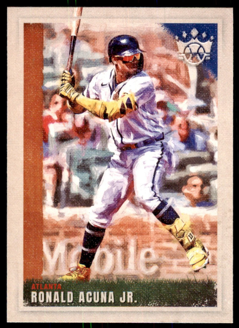 2022 Panini Diamond Kings Ronald Acuna Jr. Baseball Cards #22