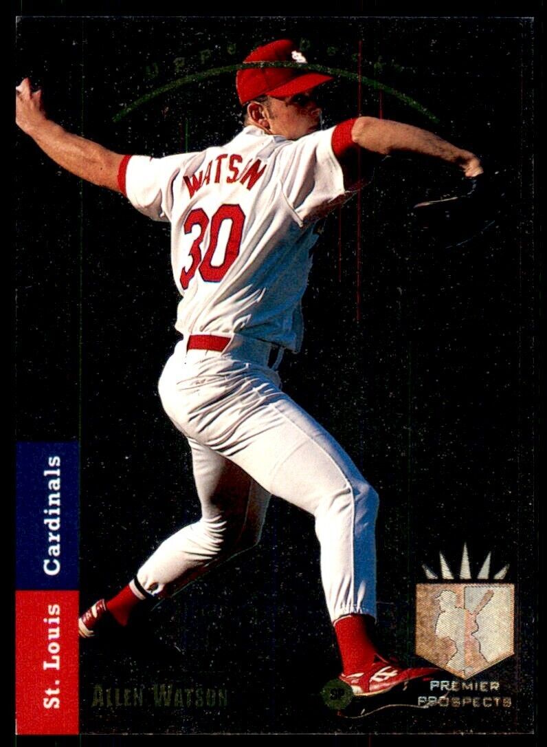 1993 Upper Deck SP Allen Watson . St. Louis Cardinals #288