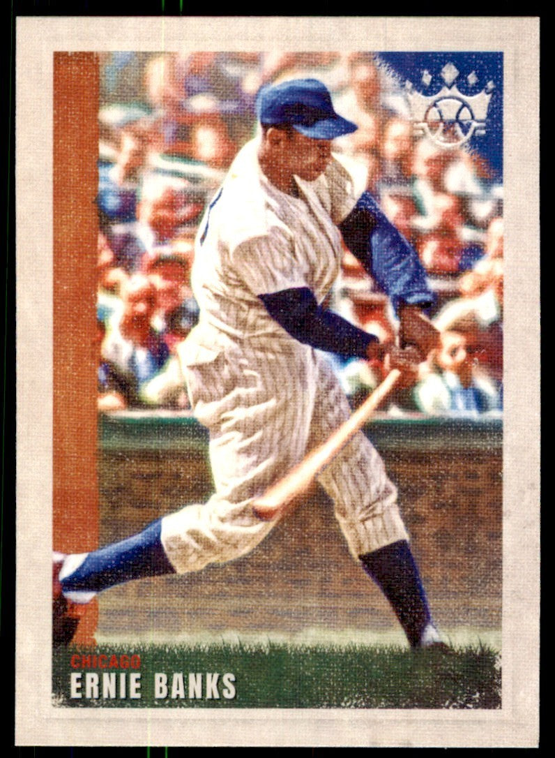 2022 Panini Diamond Kings. Ernie Banks Baseball Cards #19