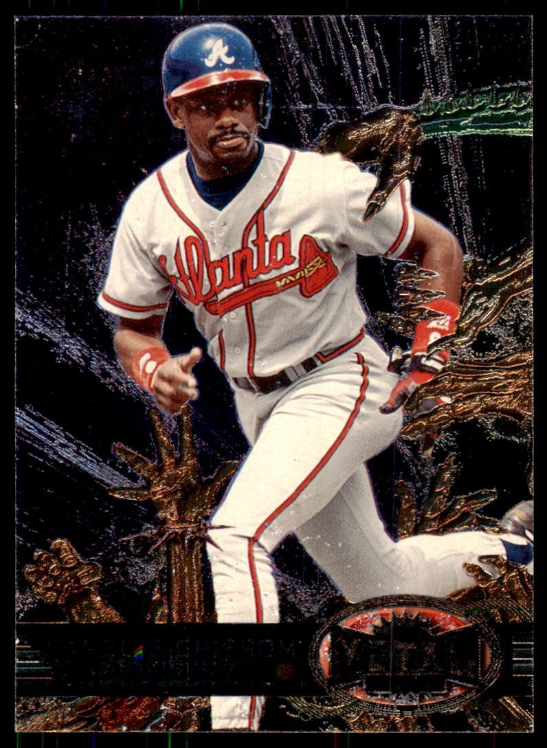 1997 Fleer Metal Universe Marquis Grissom Baseball Cards #29