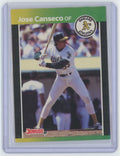 1989 Donruss Jose Canseco . Oakland Athletics #91