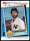 1982 Topps Kmart Thurman Munson Baseball Cards #29