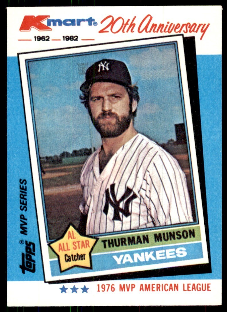1982 Topps Kmart Thurman Munson Baseball Cards #29
