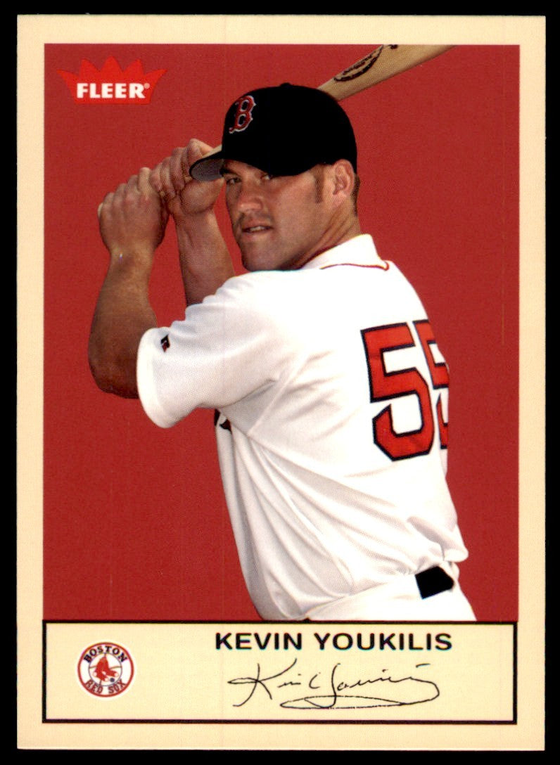 2005 Fleer Tradition Kevin Youkilis . Boston Red Sox #228