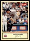 2005 Fleer Tradition Kyle Lohse . Minnesota Twins #231