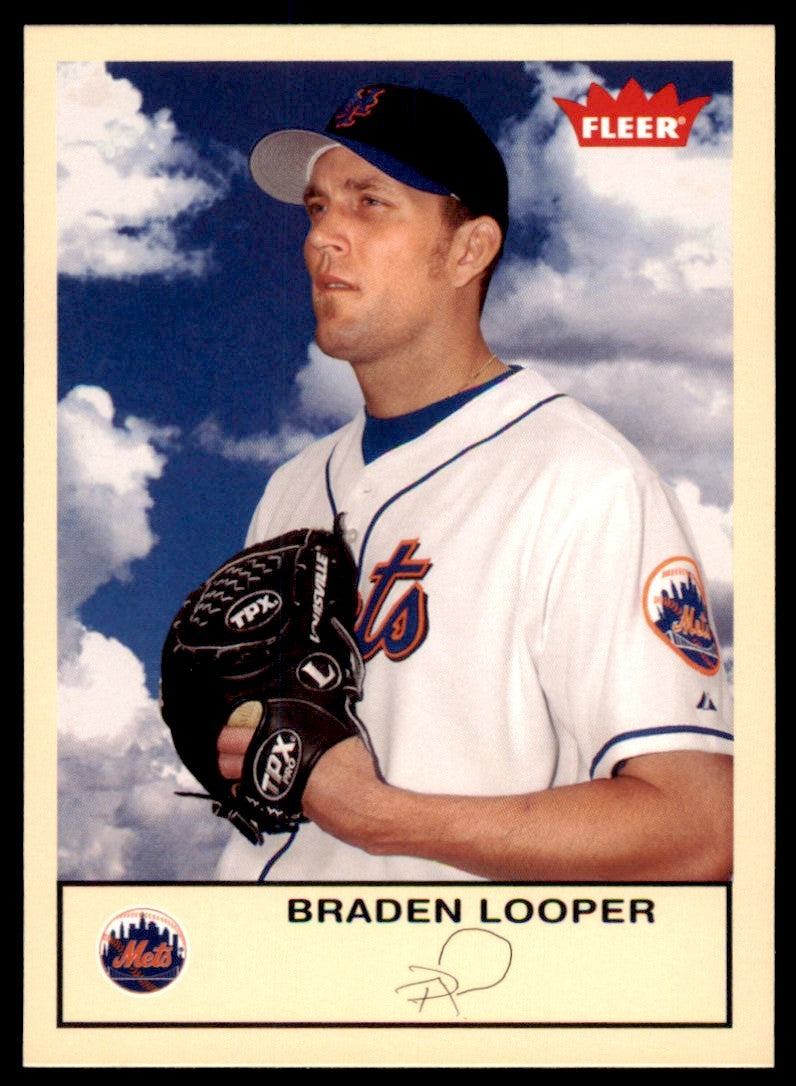 2005 Fleer Tradition Braden Looper . New York Mets #41