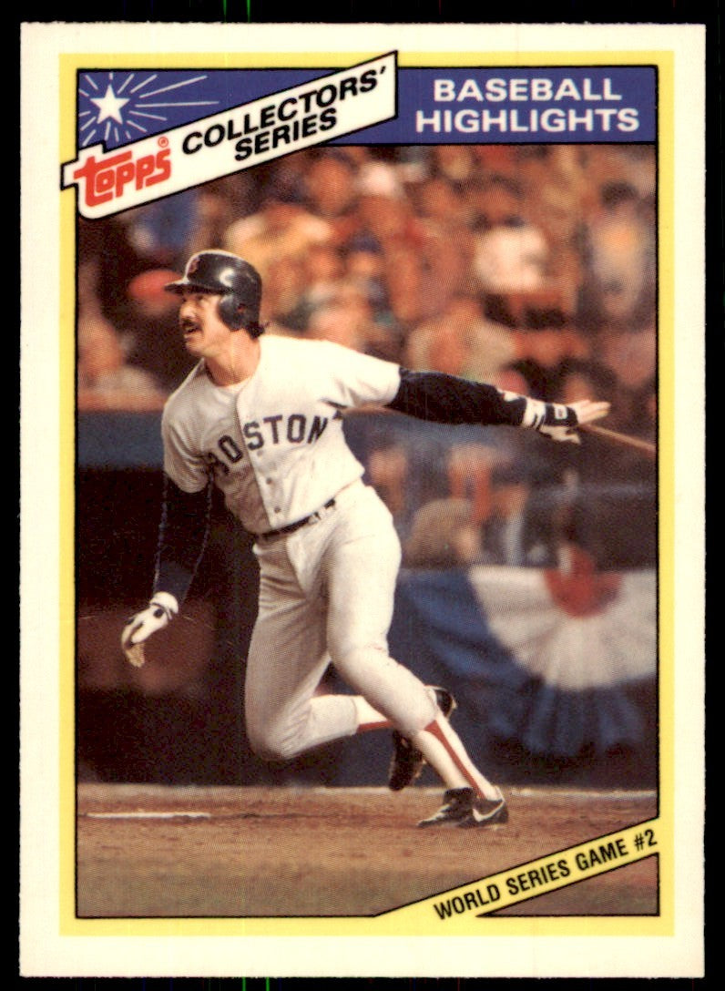 1987 Topps Collectors Series Dwight Evans Baseball Cards #21