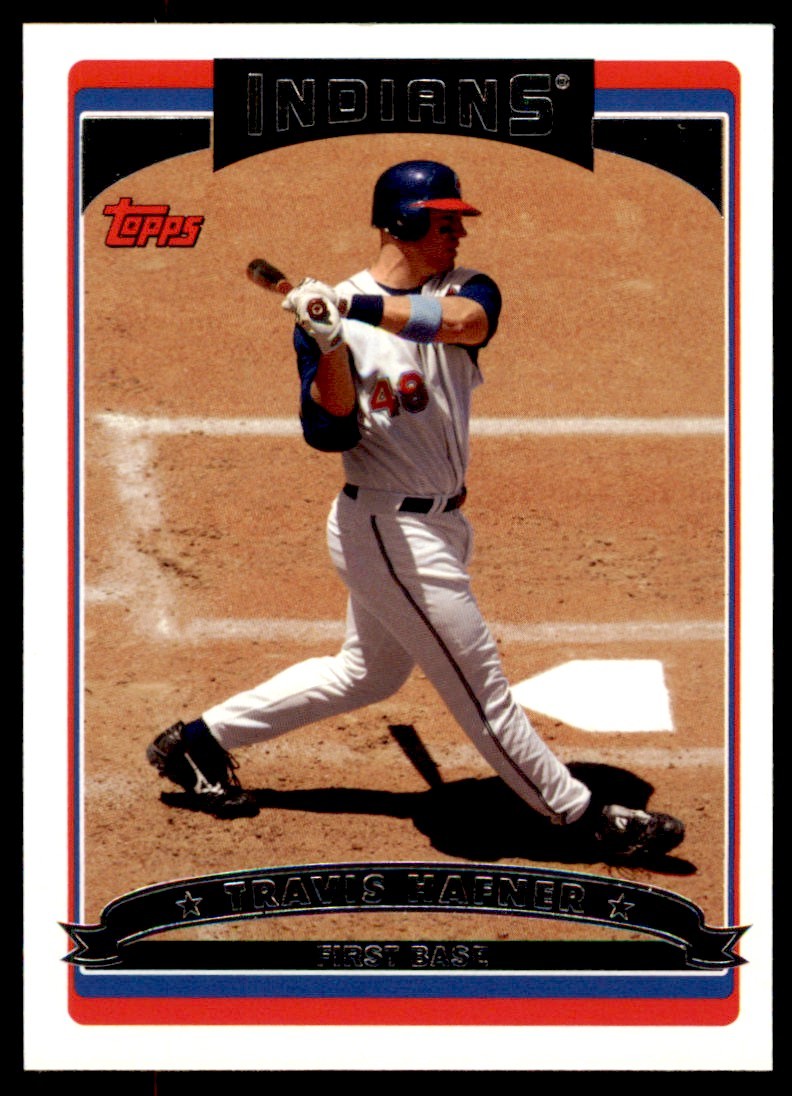 2006 Topps Baseball Travis Hafner . Cleveland Indians #160