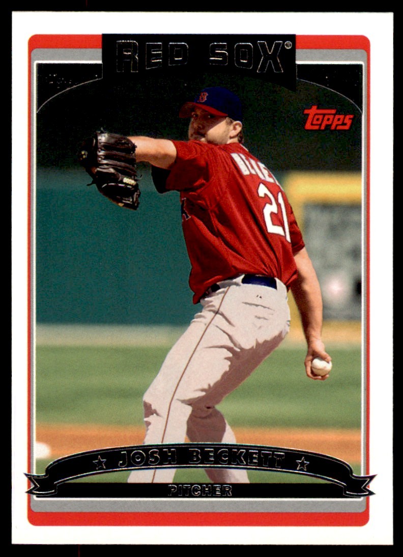 2006 Topps Baseball Josh Beckett . Boston Red Sox #135
