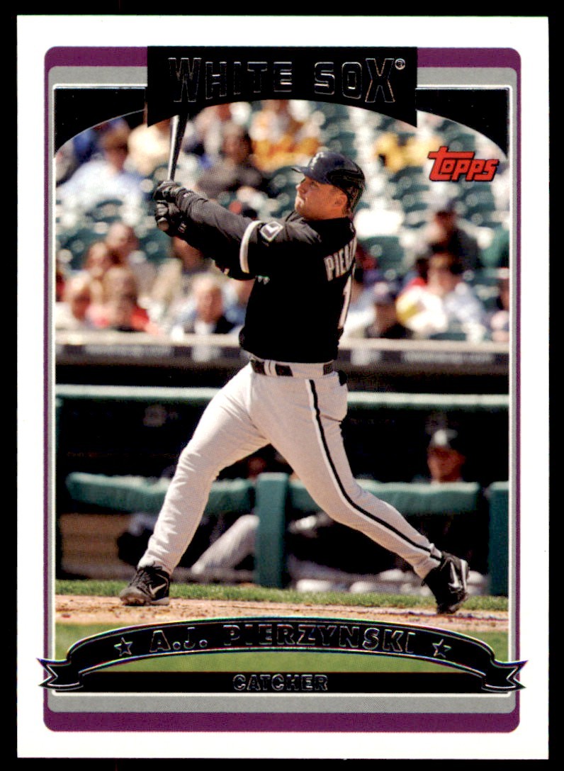2006 Topps Baseball A.J. Pierzynski . Chicago White Sox #149