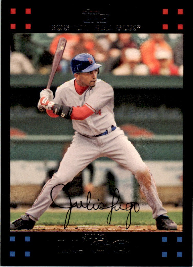 2007 Topps Julio Lugo . Boston Red Sox #11