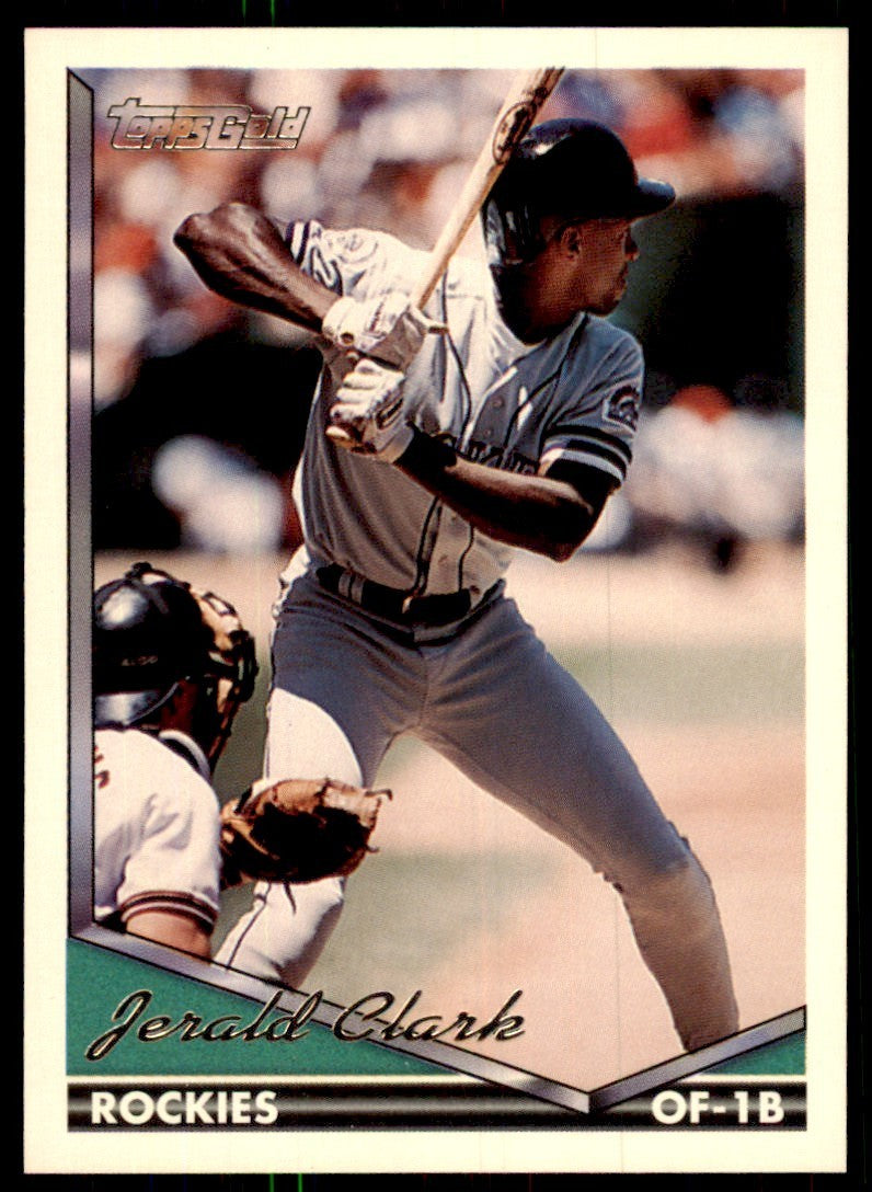 1994 Topps Gold. Jerald Clark Baseball Cards #77