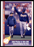 1991 Pacific Nolan Ryan Express 20th Pitcher to Win 300 Acknowledging Baseball