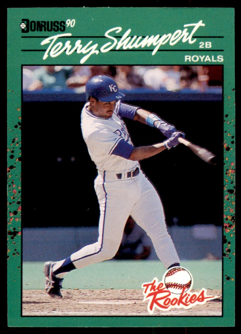 1990 Donruss The Rookies Terry Shumpert . Kansas City Royals #55