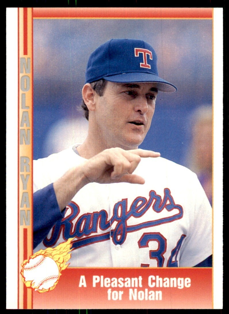 1991 Pacific Nolan Ryan Express A Pleasant Change for Nolan Baseball Cards #55