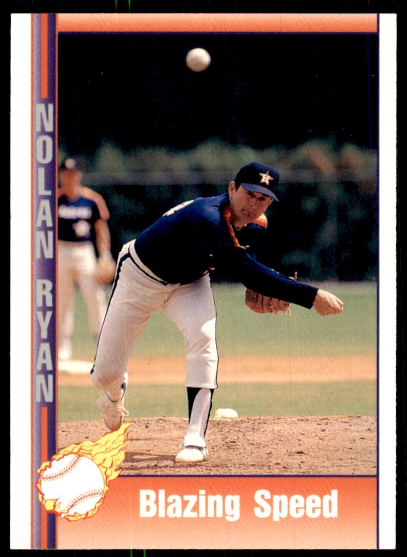 1991 Pacific Nolan Ryan Express Blazing Speed Baseball Cards #90