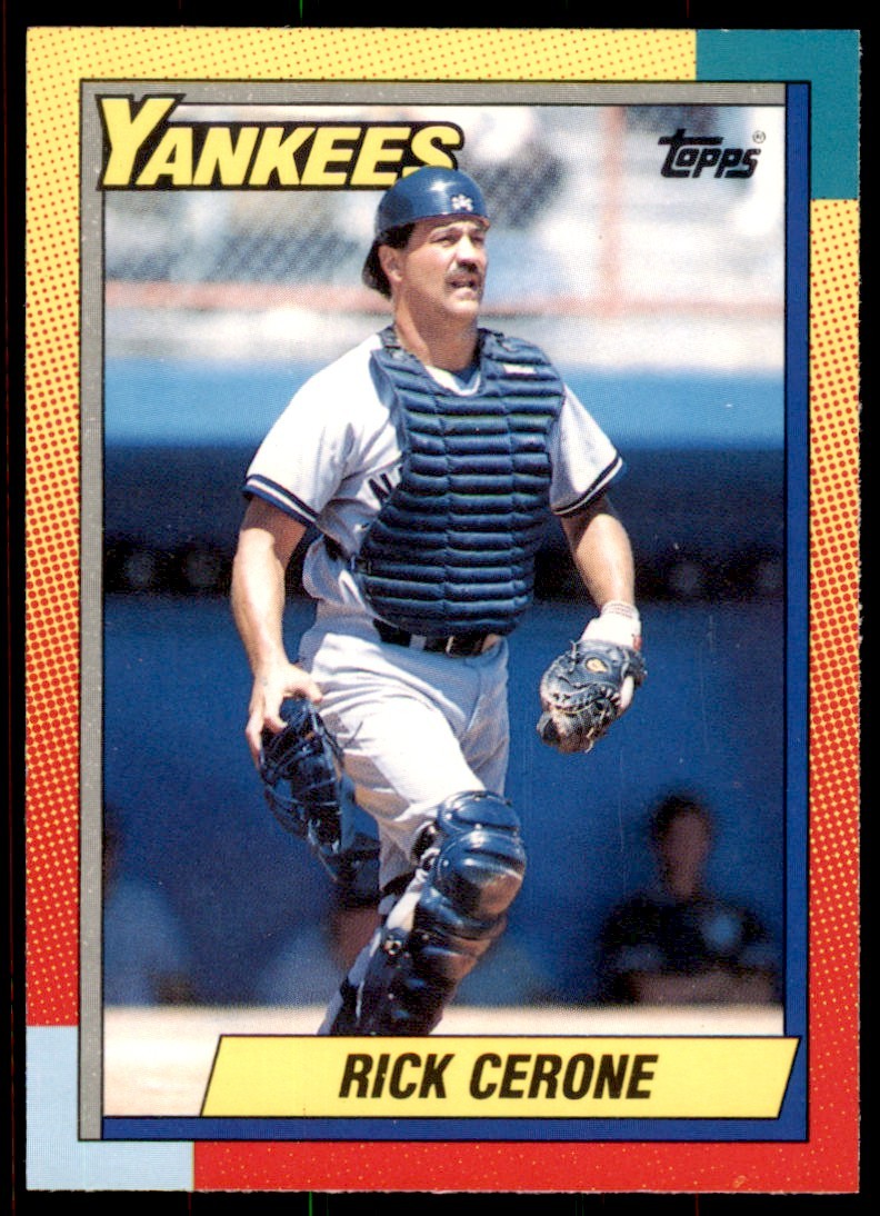 1990 Topps Traded Rick Cerone New York Yankees #21T