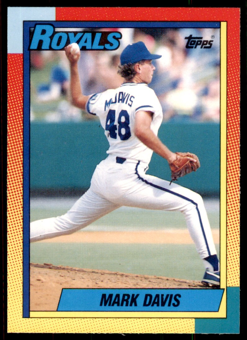 1990 Topps Traded Mark Davis . Kansas City Royals #24T