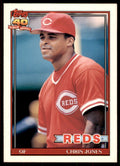 1991 Topps Traded Chris Jones Rookie . Cincinnati Reds #65T