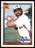 1991 Topps Traded Ivan Calderon . Montreal Expos #16T