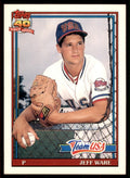 1991 Topps Traded Jeff Ware Rookie . USA #124T