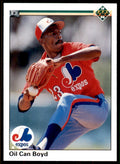1990 Upper Deck High Series Oil Can Boyd . Montreal Expos #749