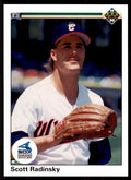 1990 Upper Deck High Series Scott Radinsky Rookie . Chicago White Sox #725
