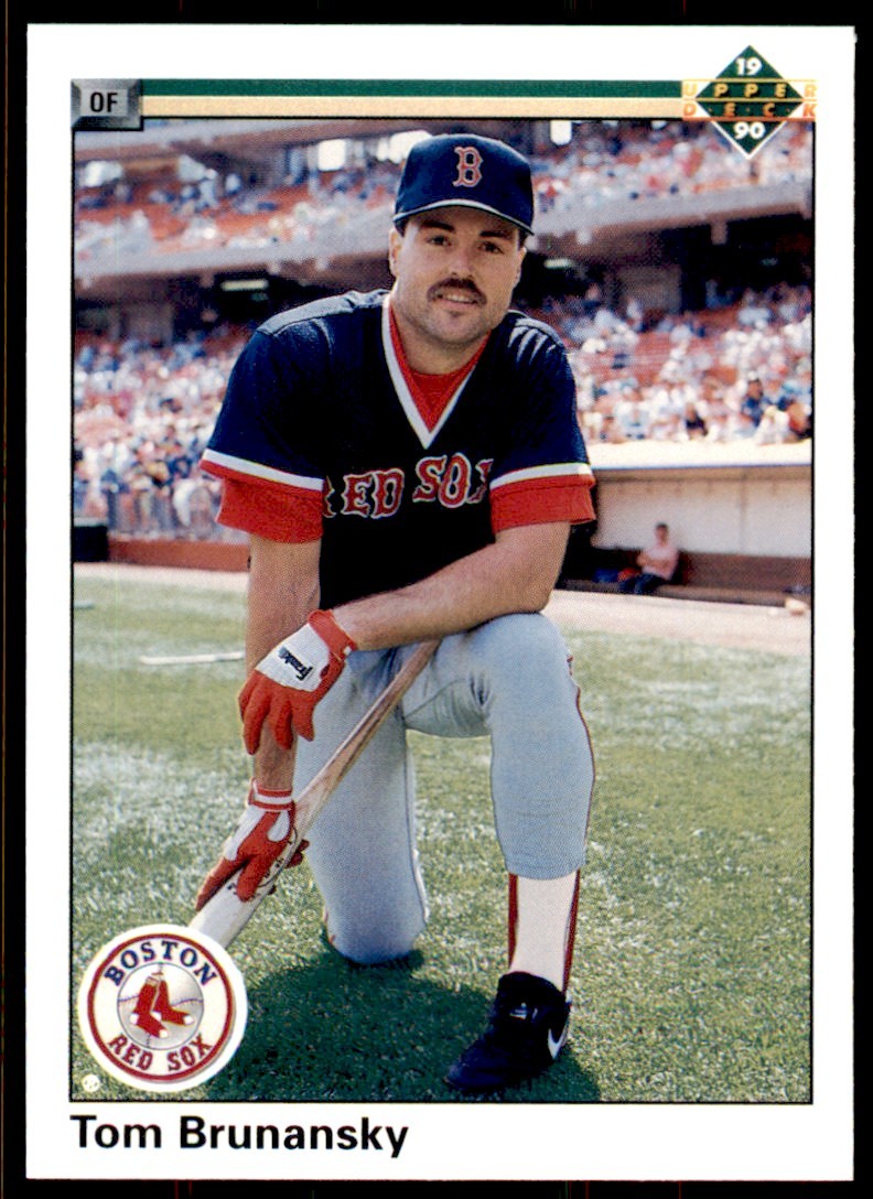 1990 Upper Deck High Series Tom Brunansky . Boston Red Sox #708