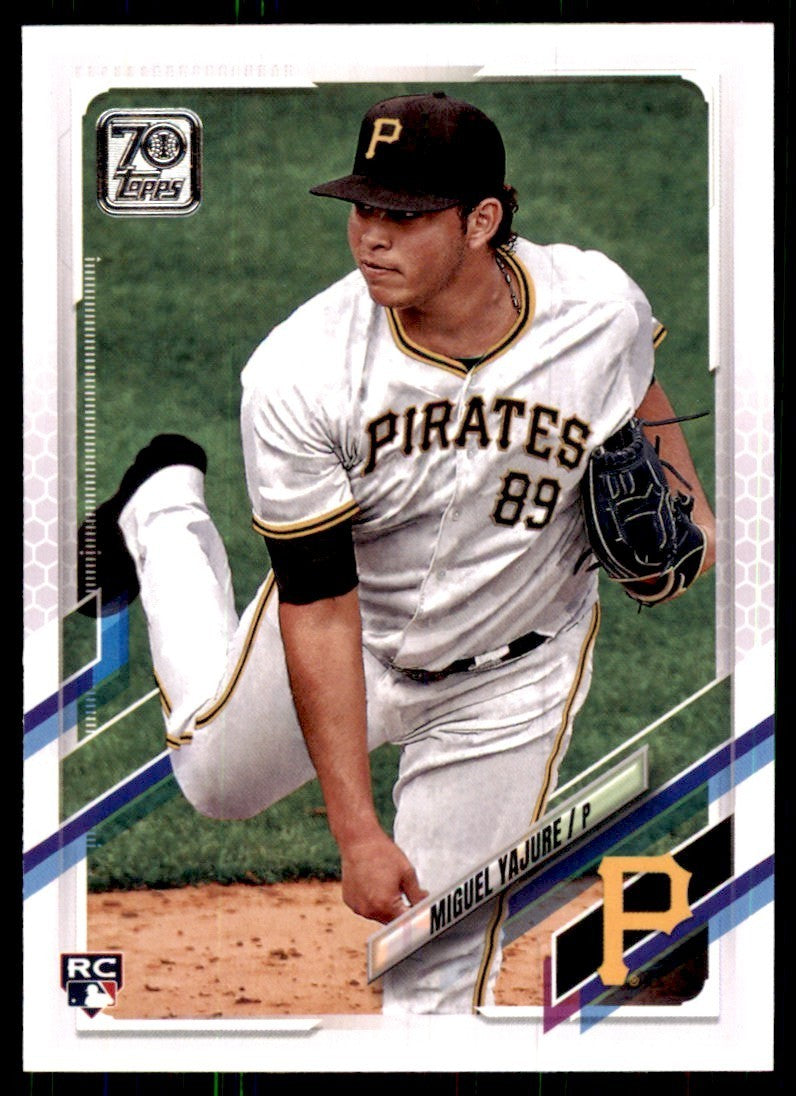 2021 Topps Miguel Yajure Baseball Cards. #612