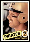 1985 Topps Traded Johnnie LeMaster . Pittsburgh Pirates #74T