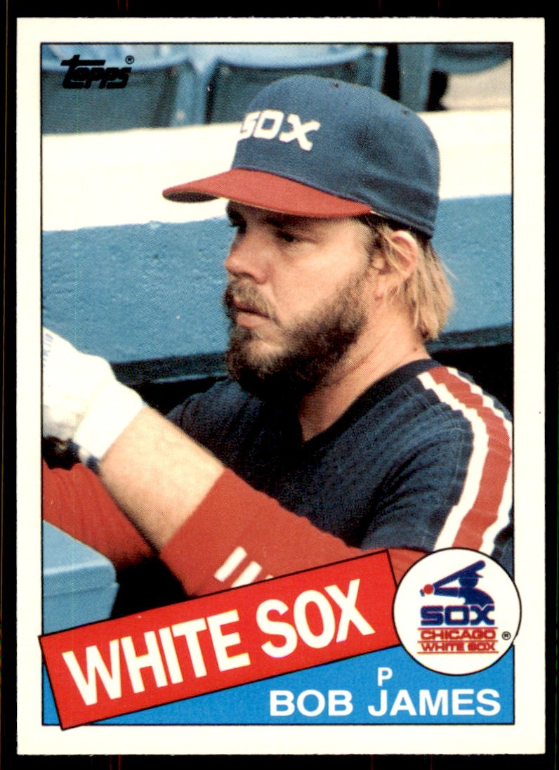 1985 Topps Traded Bob James . Chicago White Sox #61T