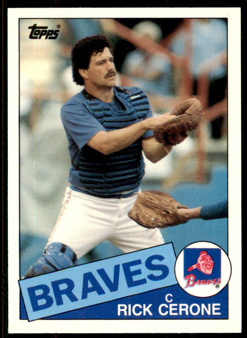 1985 Topps Traded Rick Cerone . Atlanta Braves #20T