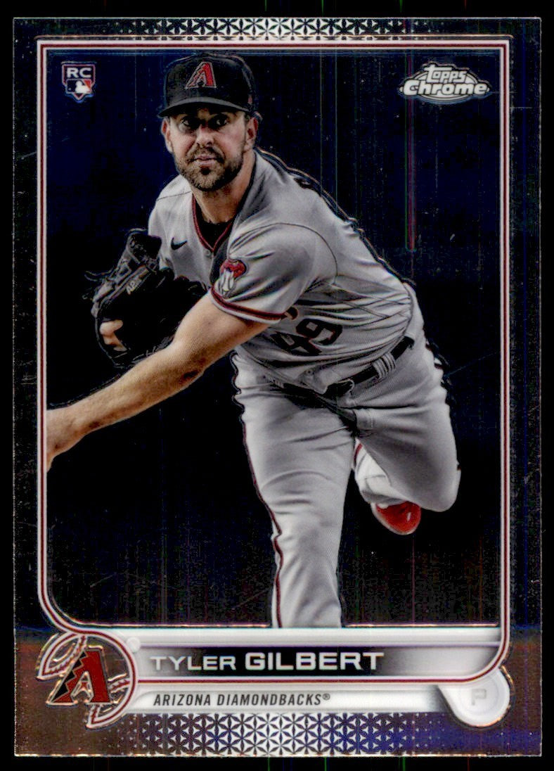 2022 Topps Chrome Tyler Gilbert Baseball Cards #65