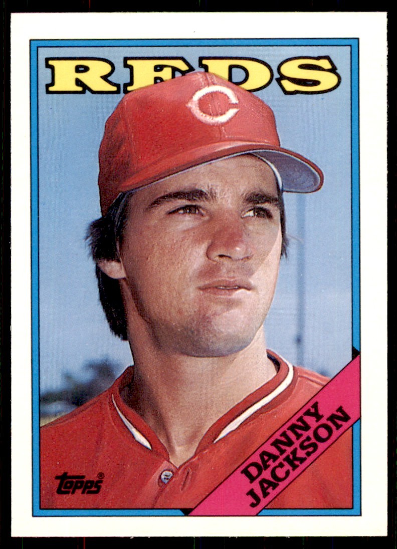 1988 Topps Traded Danny Jackson . Cincinnati Reds #55T