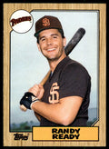 1987 Topps Traded Randy Ready . San Diego Padres #97T