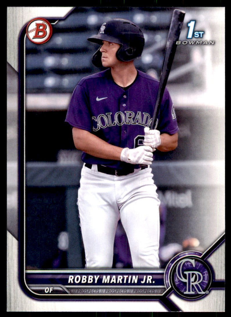 2022 Bowman Robby Martin Jr. A Baseball Cards #BP-43