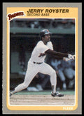 1985 Fleer Update Jerry Royster . San Diego Padres #U-90