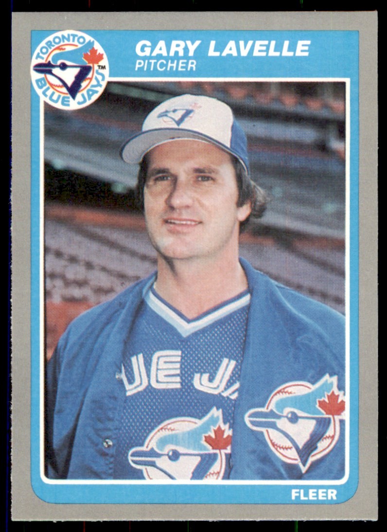 1985 Fleer Update Gary Lavelle . Toronto Blue Jays #U-69