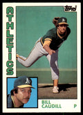 1984 Topps Traded Bill Caudill . Oakland Athletics #23T