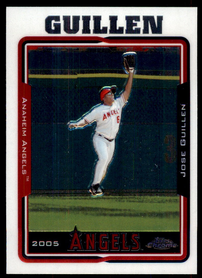 2005 Topps Chrome Jose Guillen . Los Angeles Angels #127