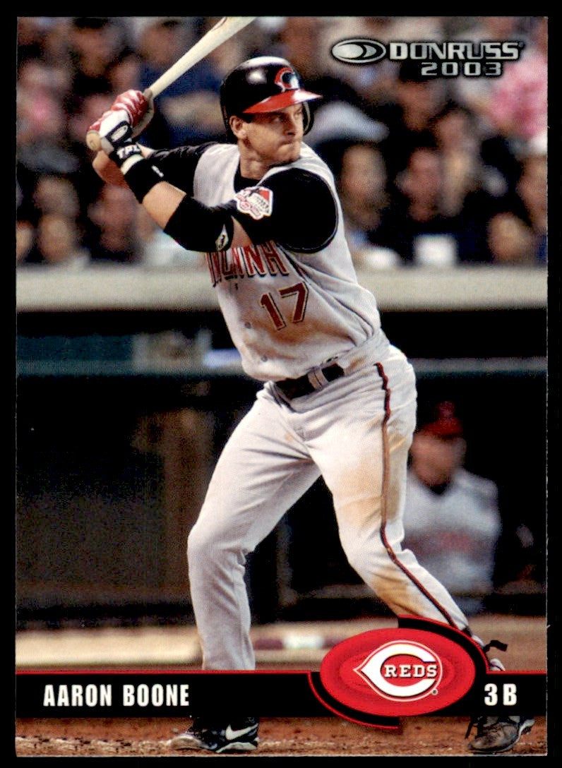 2003 Donruss Aaron Boone . Cincinnati Reds #269